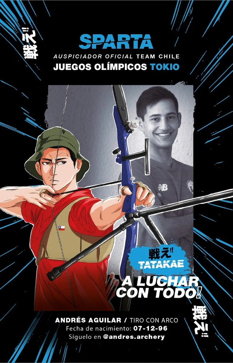 Cartas Coleccionables Team Chile JJOO Tokio 2020