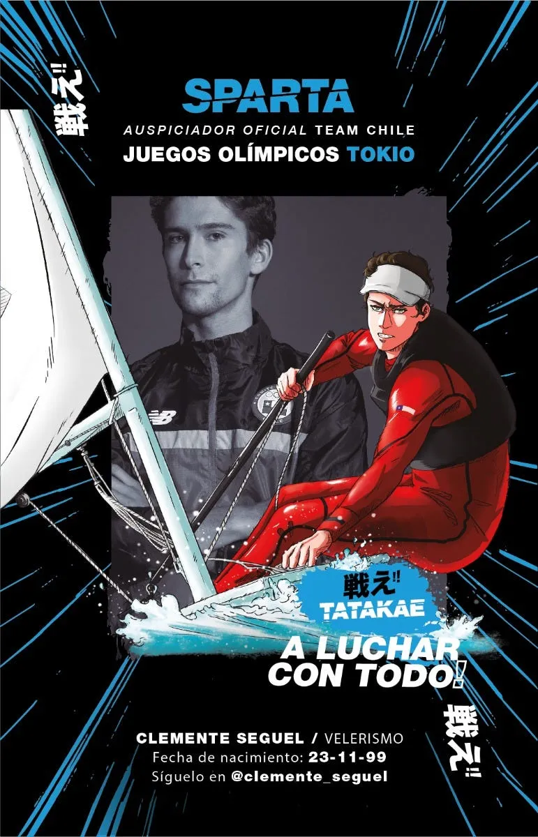 Cartas Coleccionables Team Chile JJOO Tokio 2020