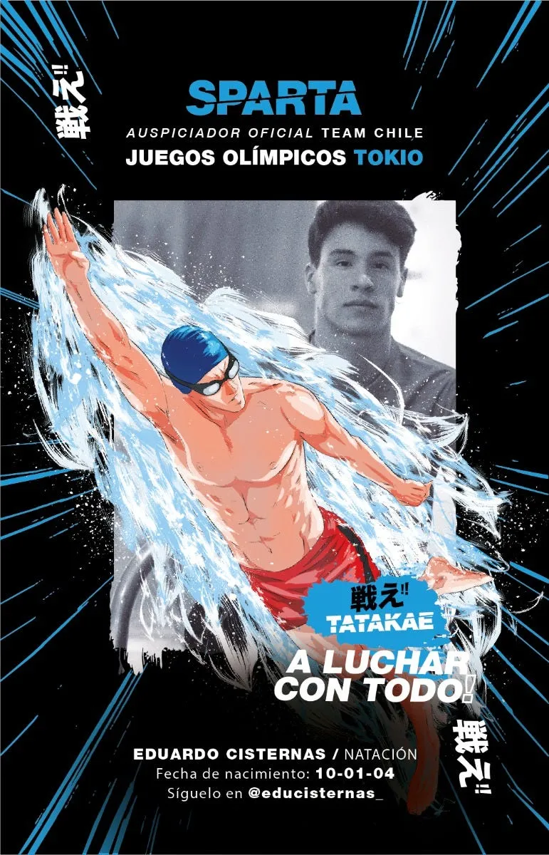 Cartas Coleccionables Team Chile JJOO Tokio 2020