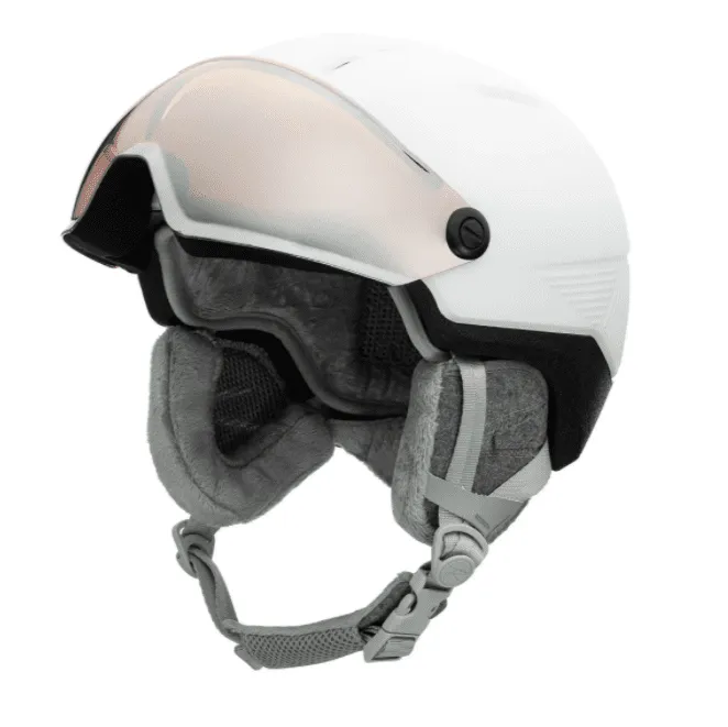 CASCO DE SKI FIT VISOR IMPACTS WHITE  MUJER
