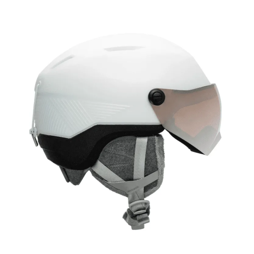 CASCO DE SKI FIT VISOR IMPACTS WHITE  MUJER
