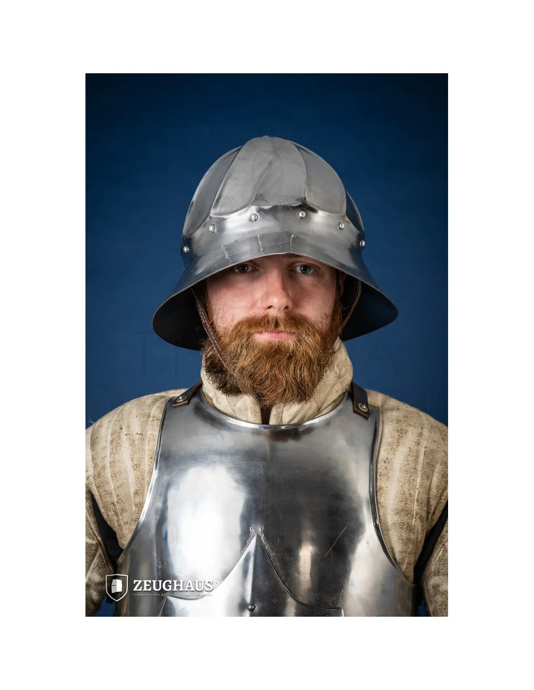 Casco Kettle Borgoñano, acero pulido (1,6 mm.)