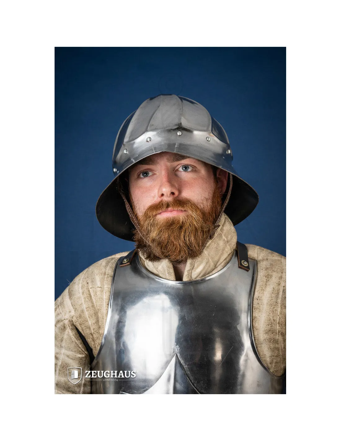 Casco Kettle Borgoñano, acero pulido (1,6 mm.)