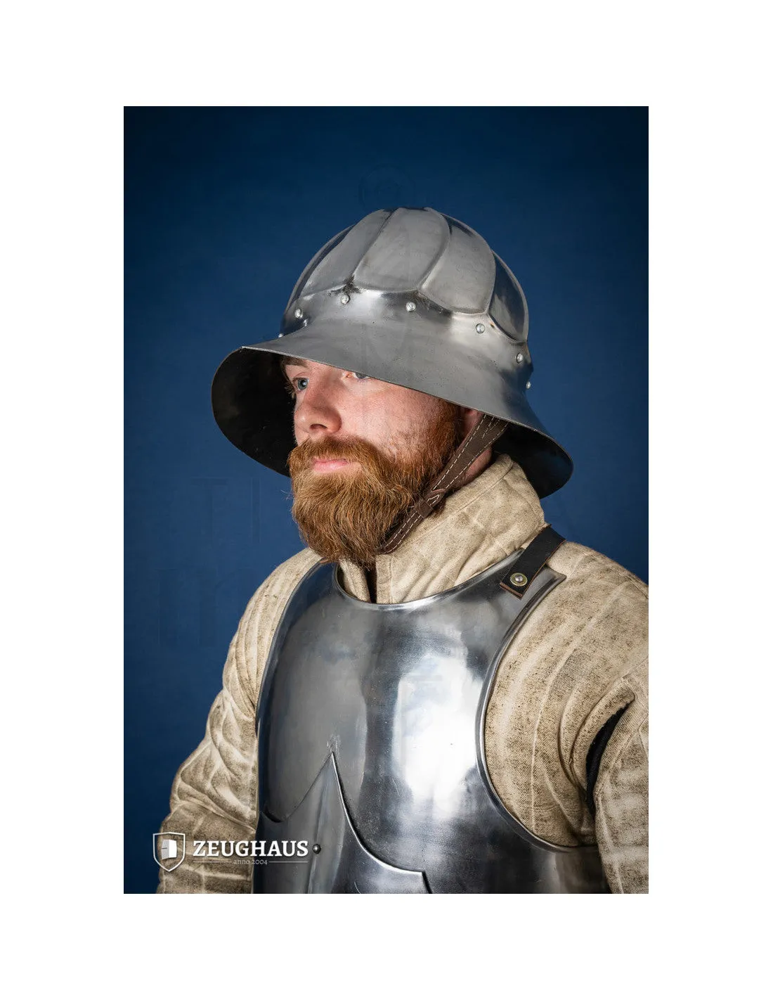 Casco Kettle Borgoñano, acero pulido (1,6 mm.)