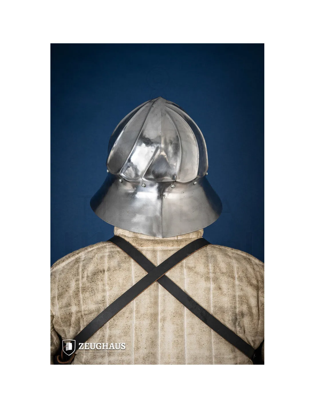 Casco Kettle Borgoñano, acero pulido (1,6 mm.)