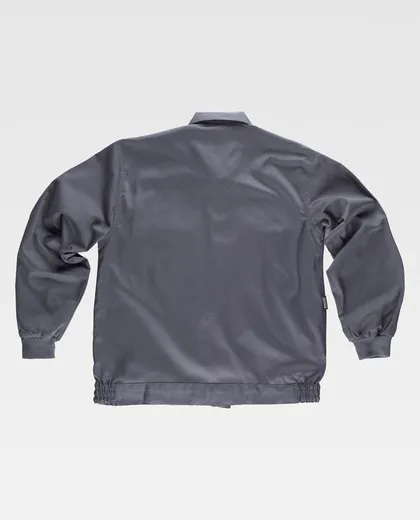 Cazadora con cremalleras de nylon Gris