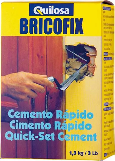 CEMENTO RAPIDO BRICOFIX 1,3KG 88195  PACK 10 UNIDADES