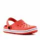 chanclas QUETS!  rojas con línea negra