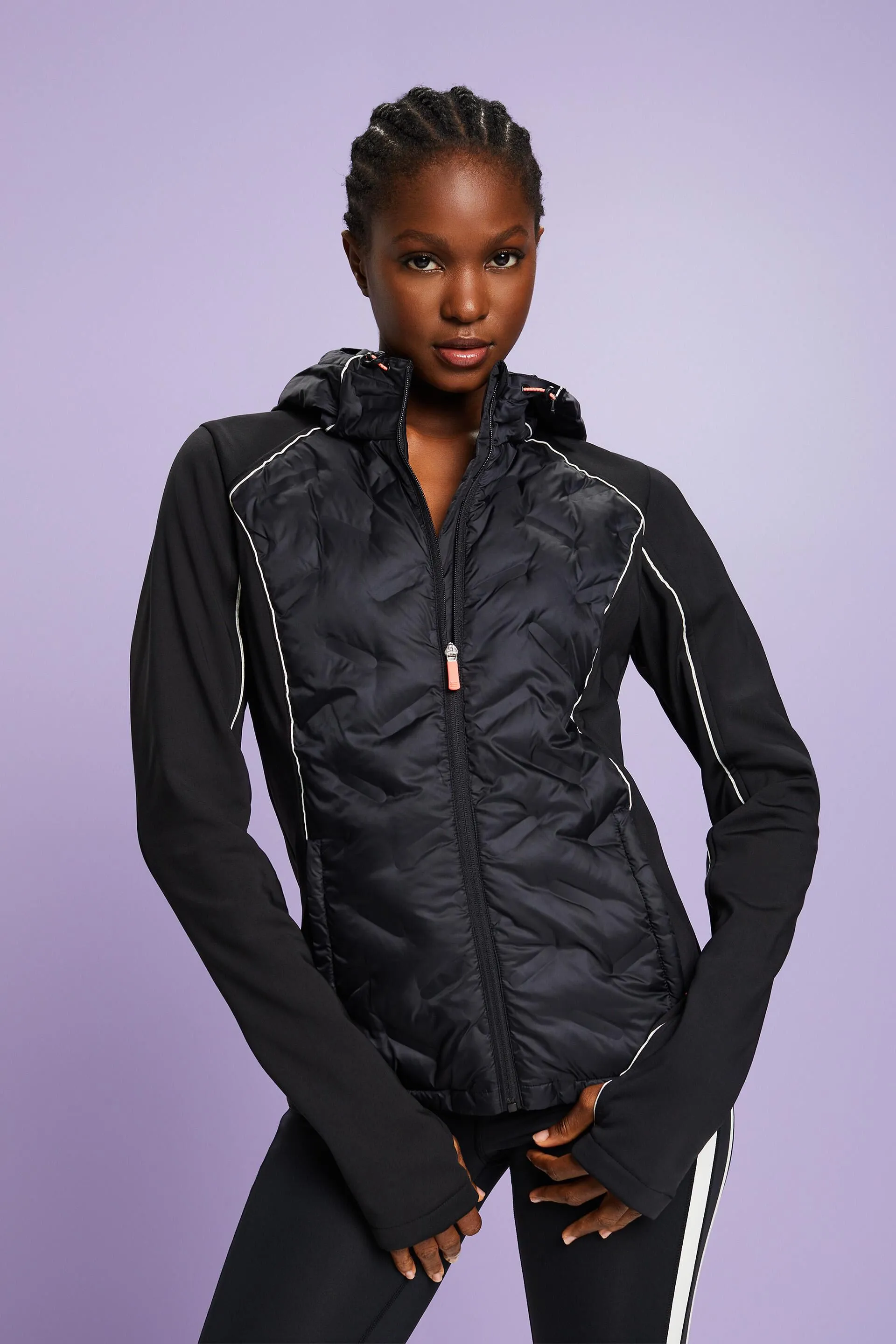 Chaqueta acolchada con capucha Active