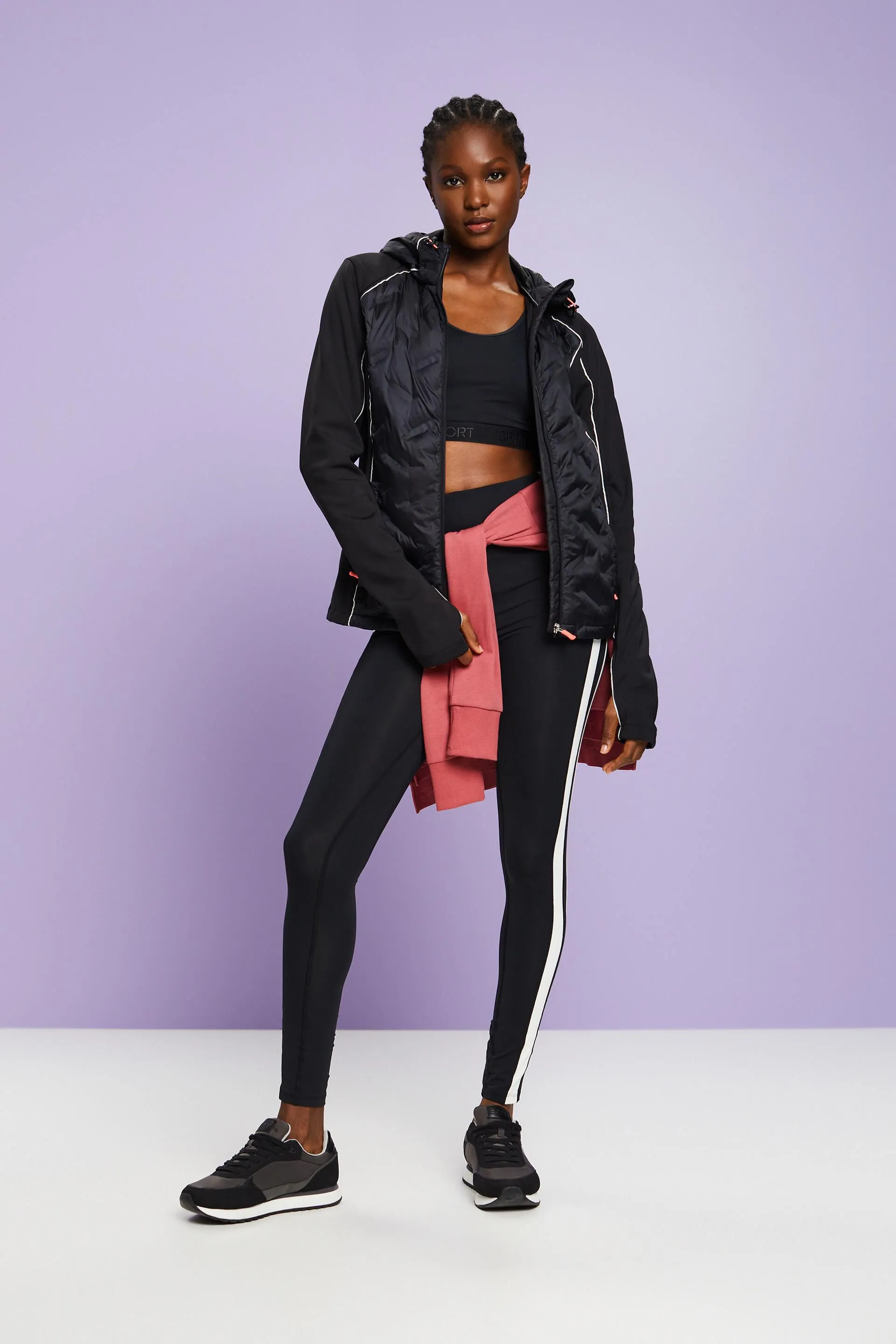Chaqueta acolchada con capucha Active
