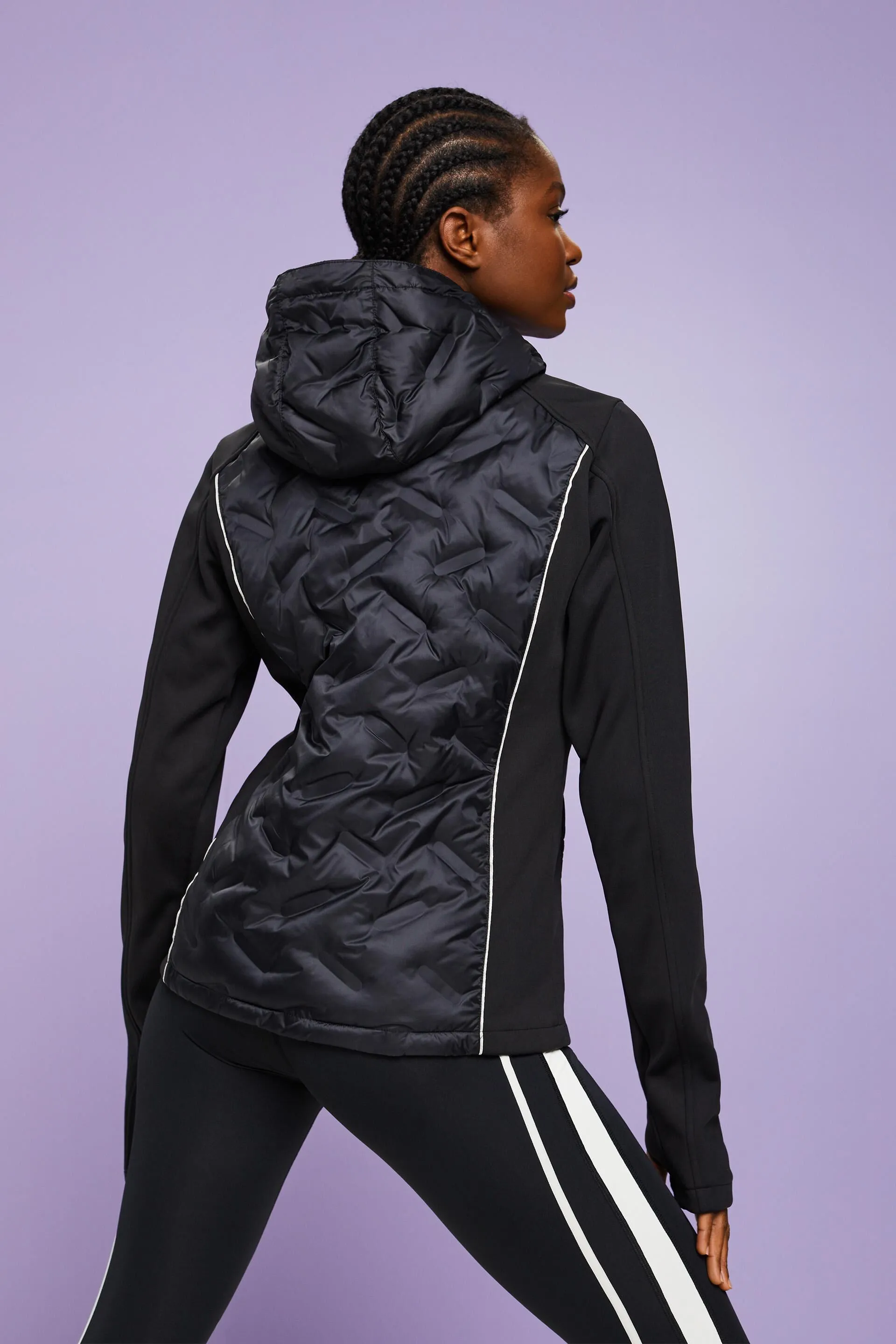 Chaqueta acolchada con capucha Active