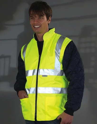 Chaqueta acolchada con mangas extraíbles Fluo