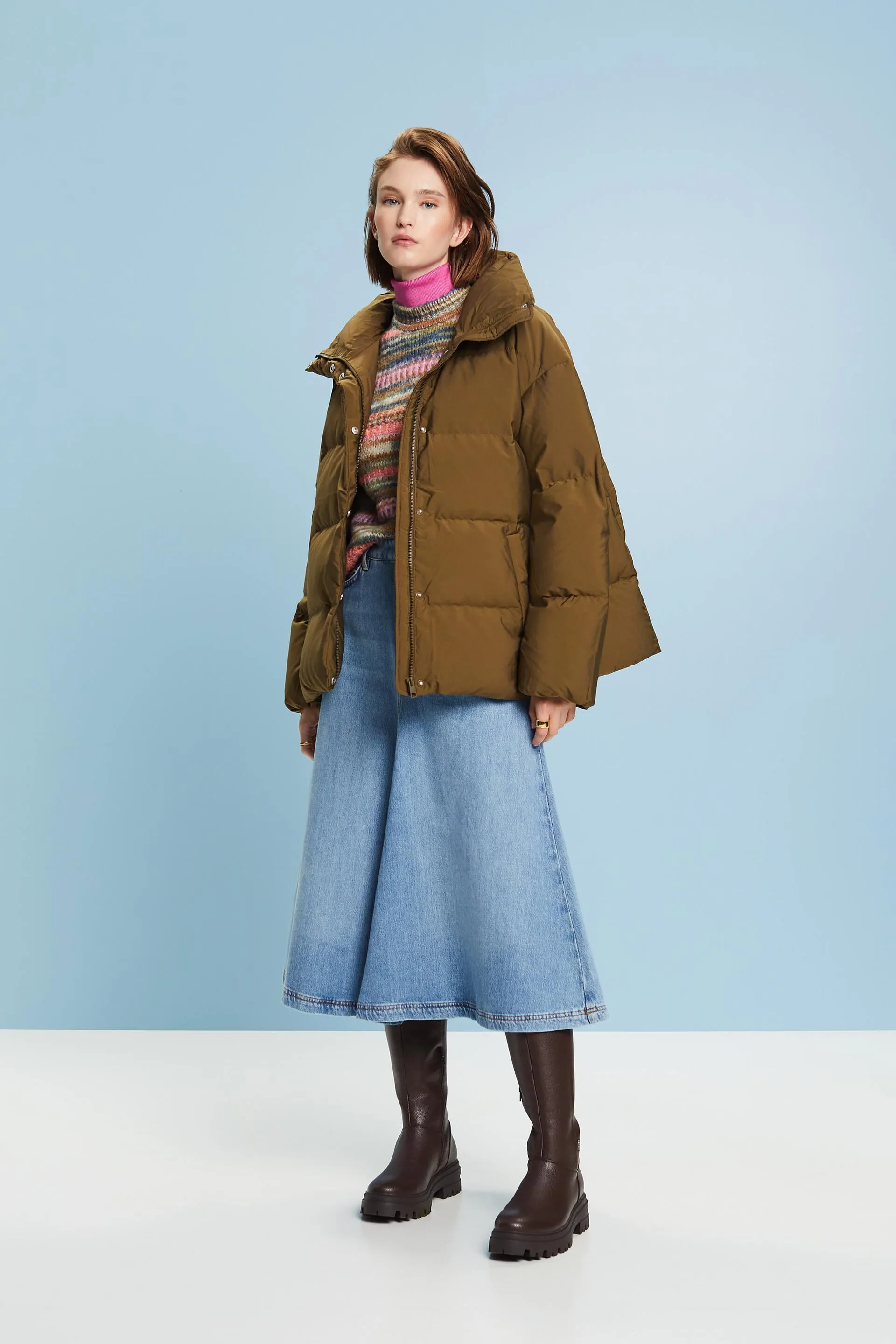 Chaqueta acolchada con plumón
