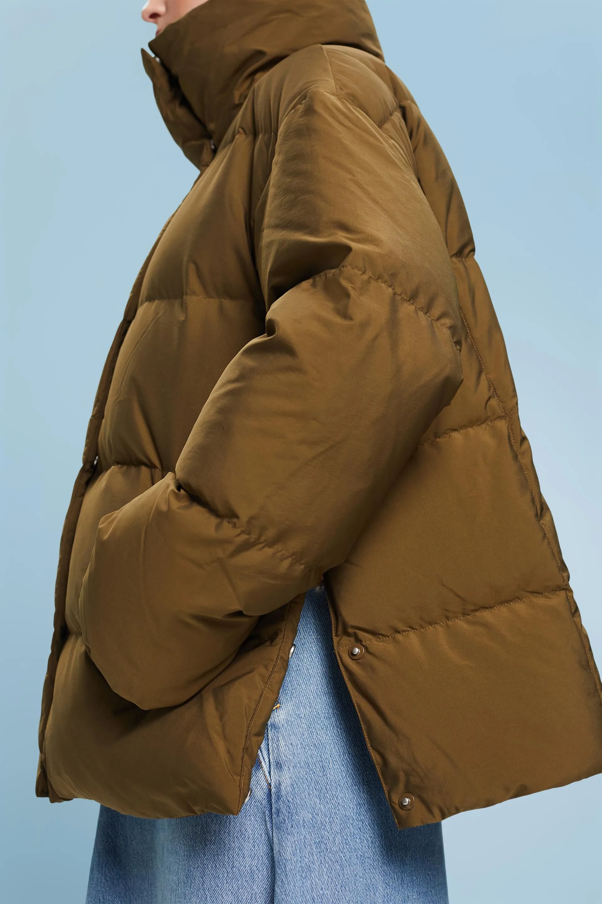 Chaqueta acolchada con plumón