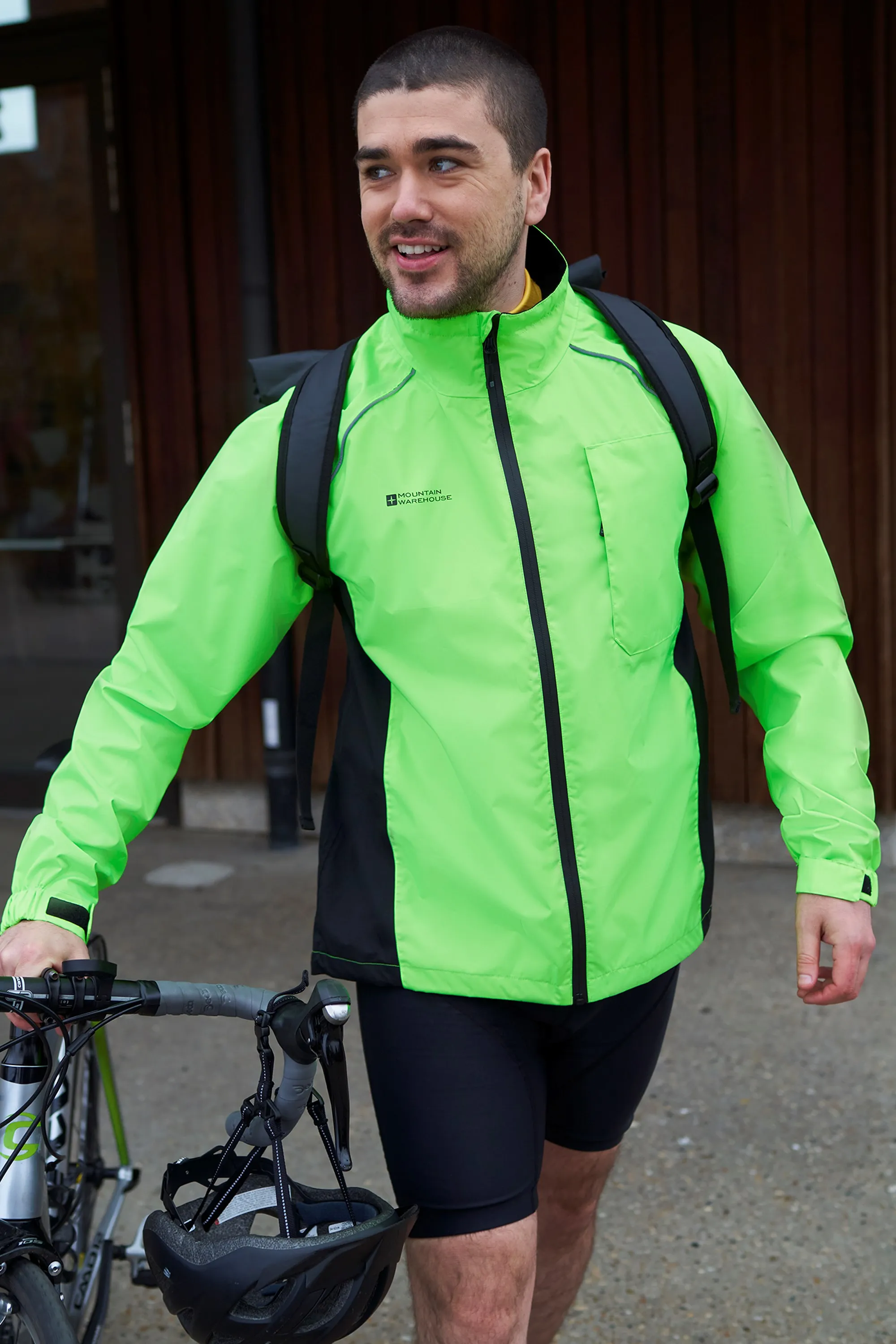 Chaqueta Alta Visibilidad Bici Adrenaline Hombre