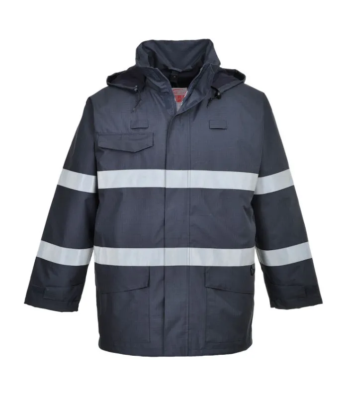 Chaqueta Bizflame Rain Multi Protection azul marino PORTWEST