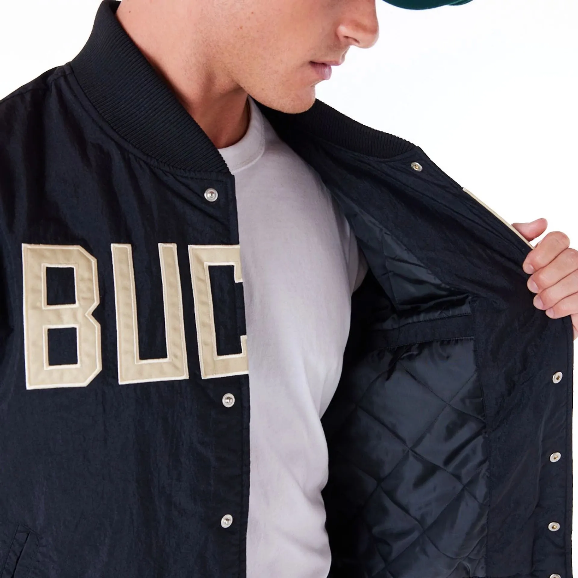 Chaqueta Bomber Milwaukee Bucks NBA Panel