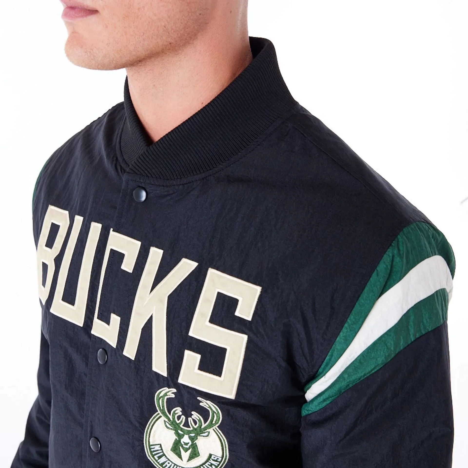 Chaqueta Bomber Milwaukee Bucks NBA Panel