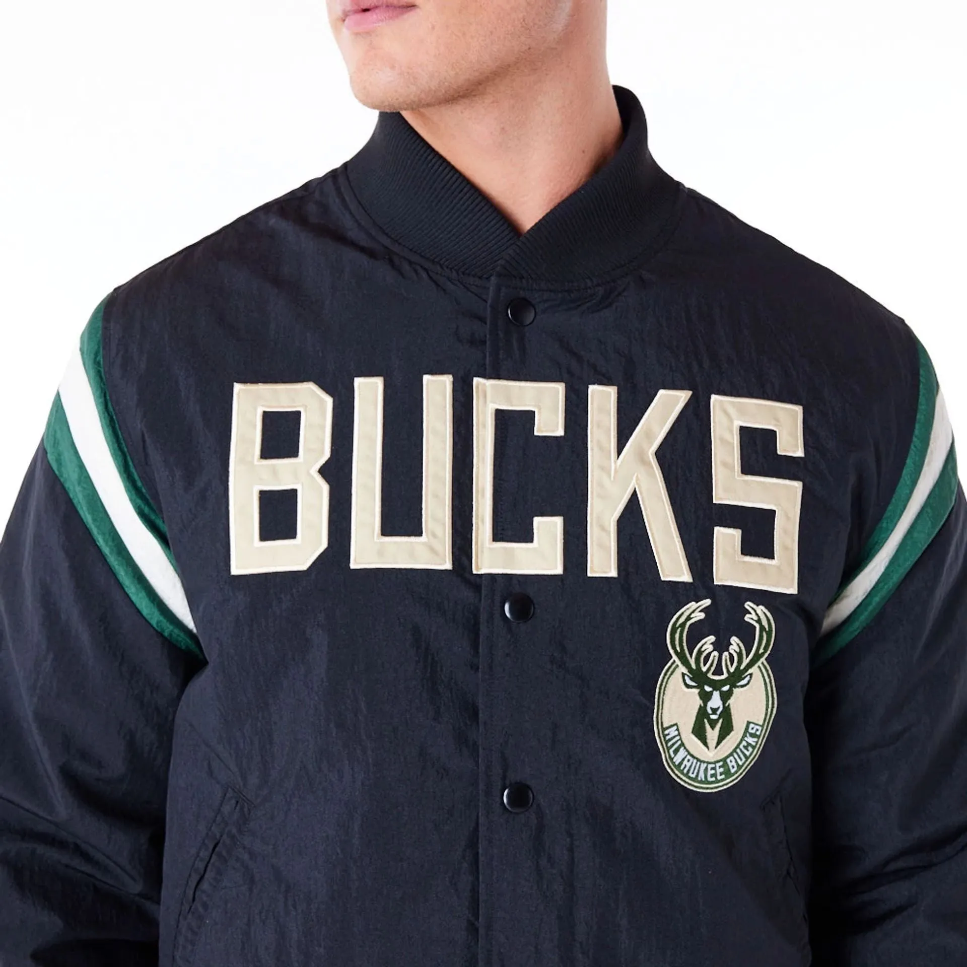 Chaqueta Bomber Milwaukee Bucks NBA Panel