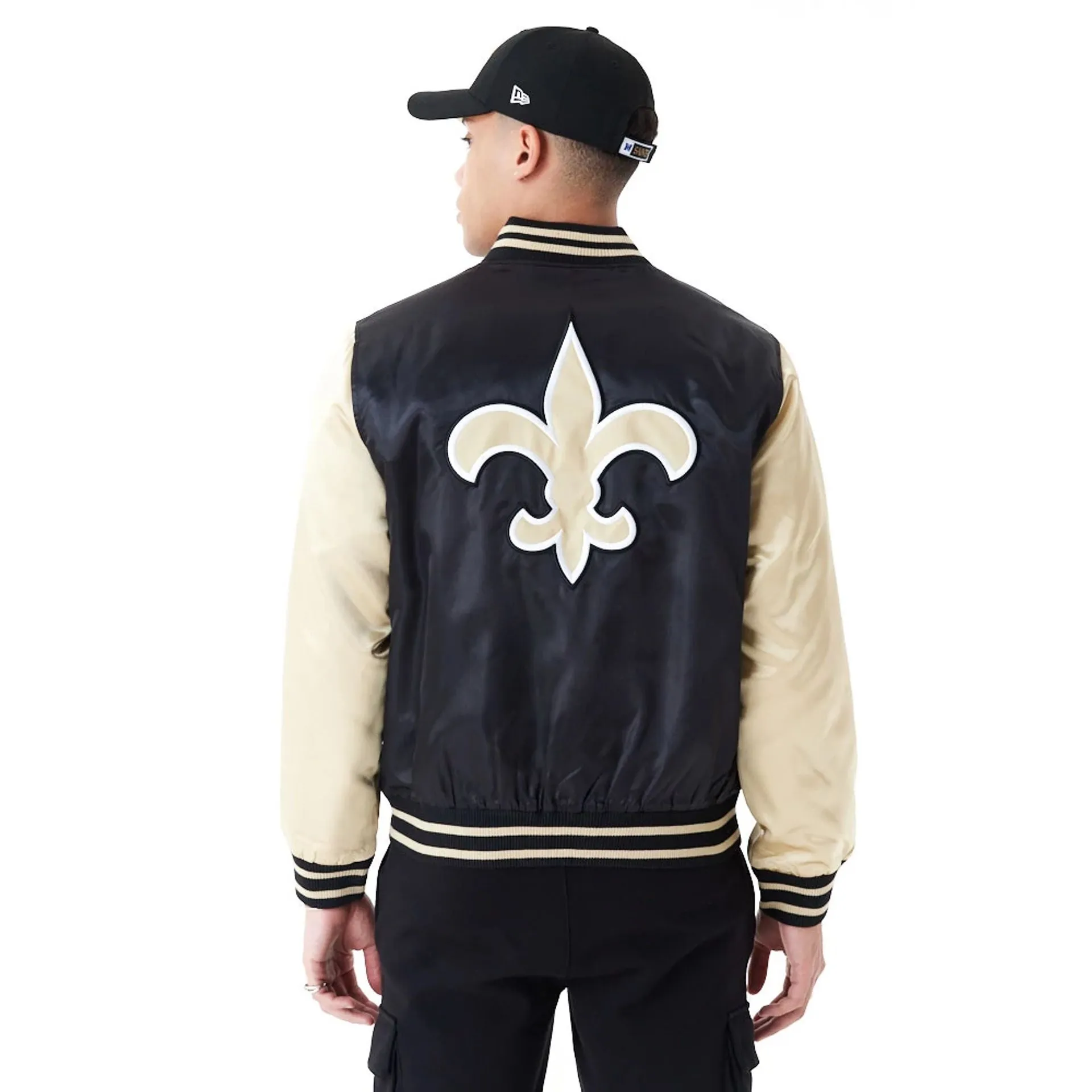 Chaqueta Bomber New Orleans Saints NFL Satin