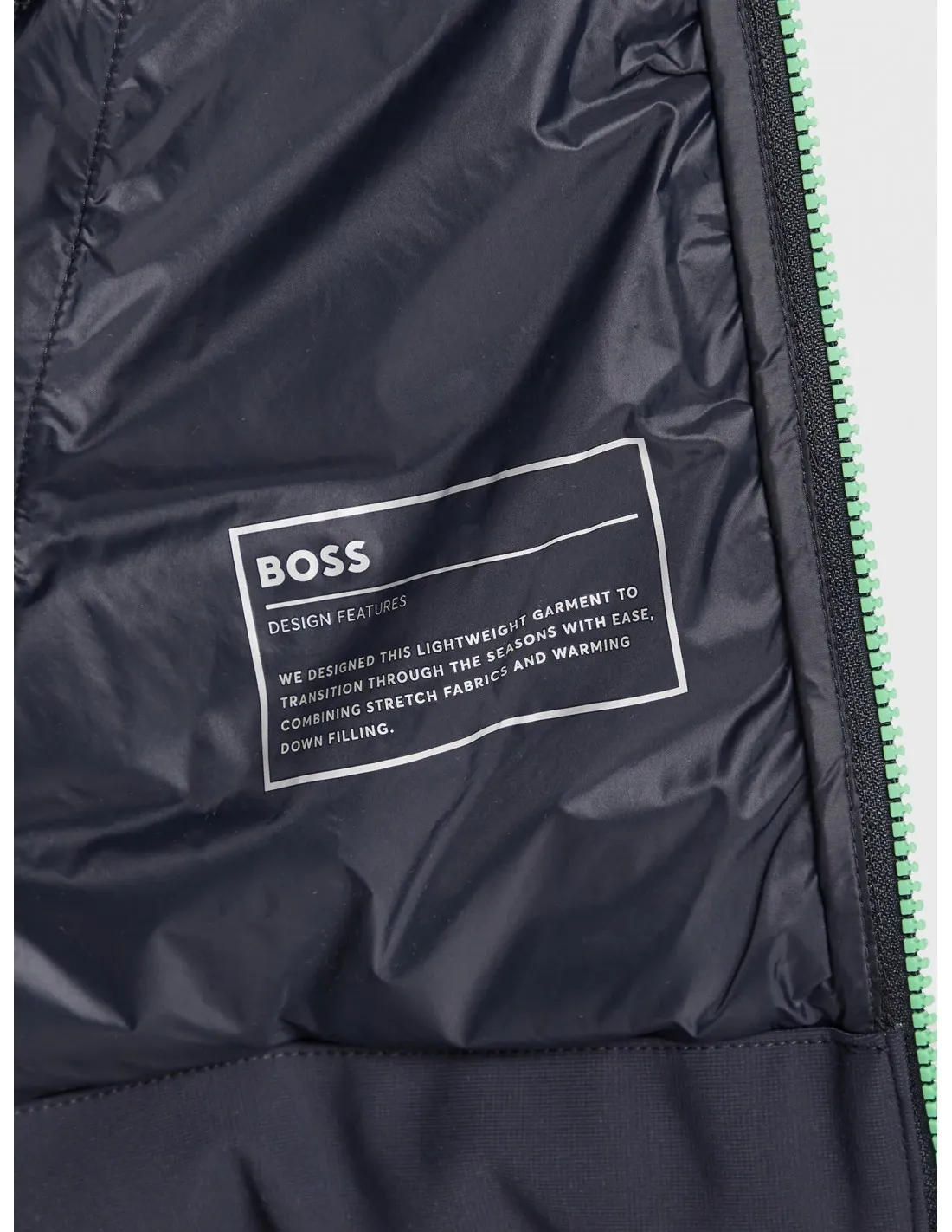 Chaqueta cortavientos con cremallera de Boss