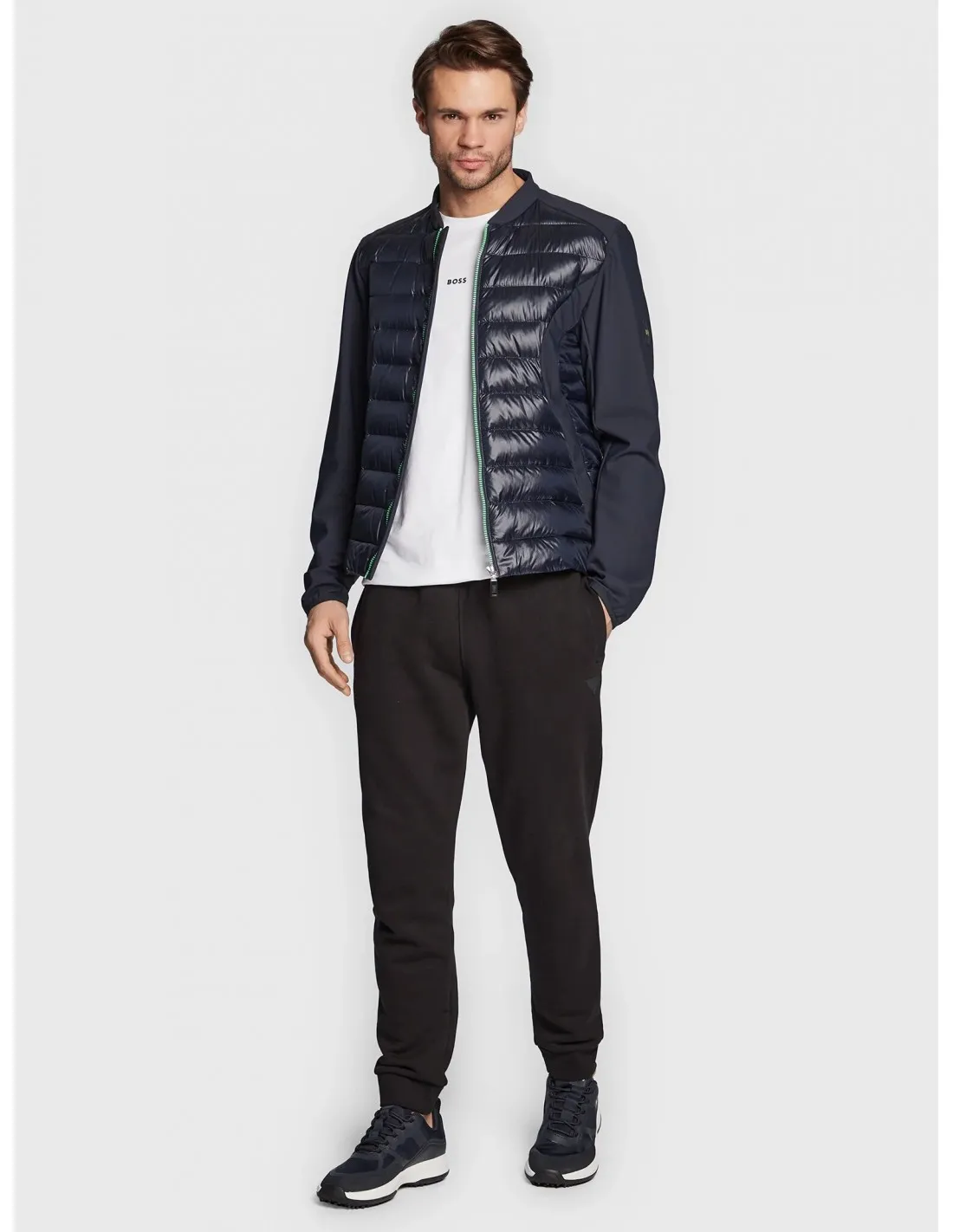 Chaqueta cortavientos con cremallera de Boss