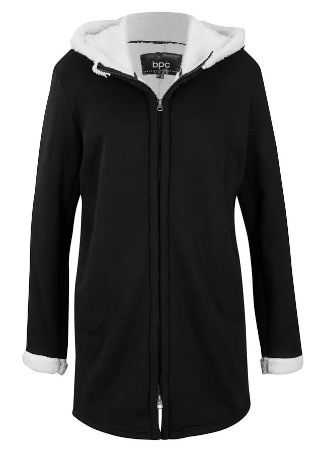 Chaqueta de chándal con pelo Negro
