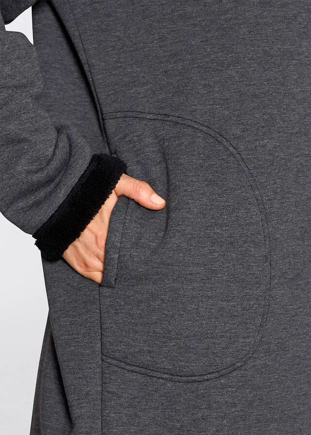 Chaqueta de chándal con pelo Negro