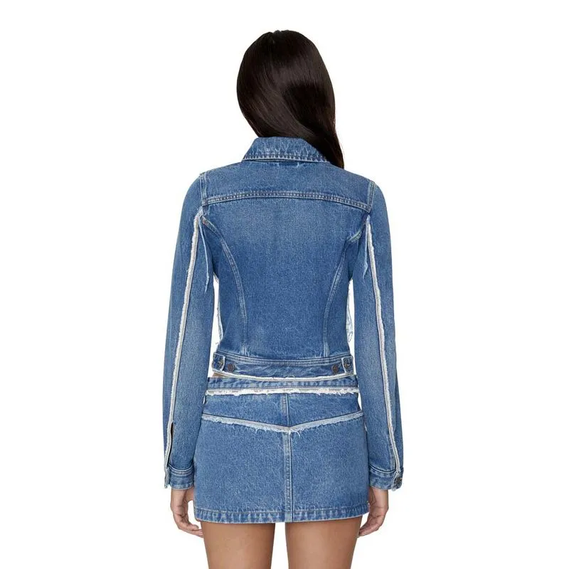 Chaqueta Denim Para Mujer De Slimmy Sp 51727