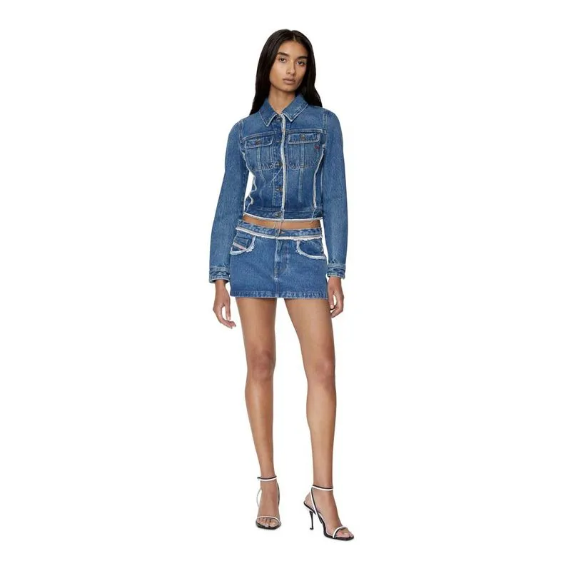 Chaqueta Denim Para Mujer De Slimmy Sp 51727