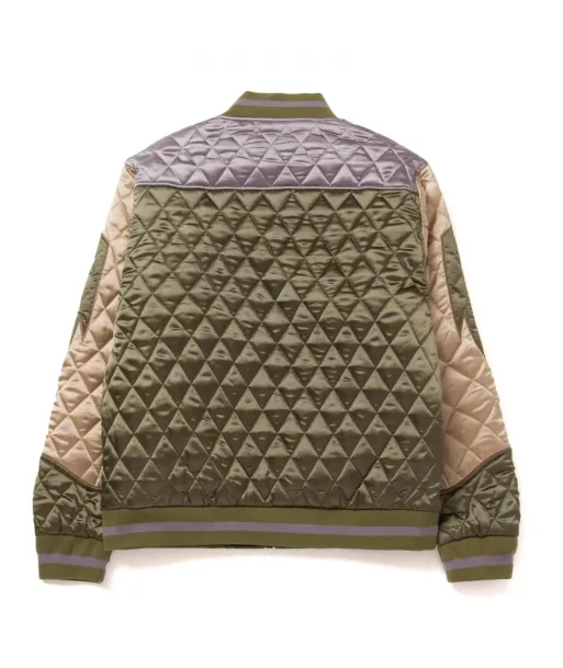 Chaqueta HUF Bomber Lightining Verde olivo