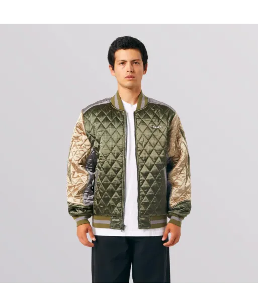 Chaqueta HUF Bomber Lightining Verde olivo