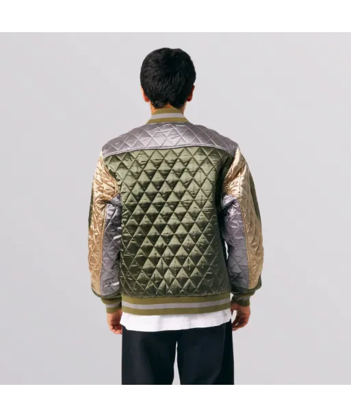Chaqueta HUF Bomber Lightining Verde olivo