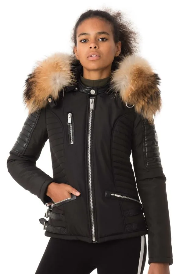 Chaqueta Mujeres Horspist Nounou Noir Col Naturel