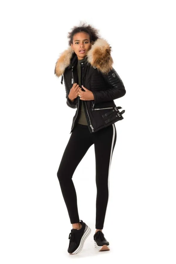 Chaqueta Mujeres Horspist Nounou Noir Col Naturel