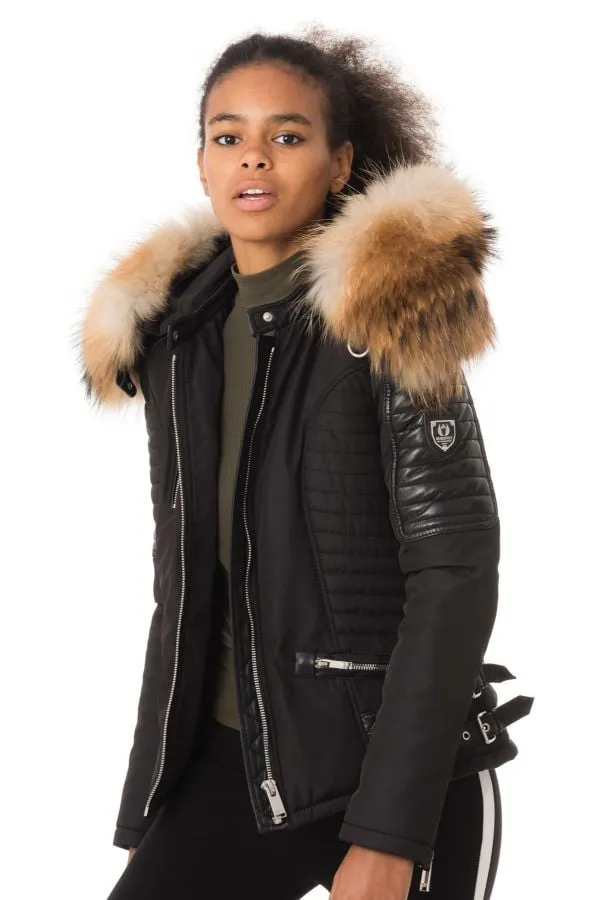 Chaqueta Mujeres Horspist Nounou Noir Col Naturel