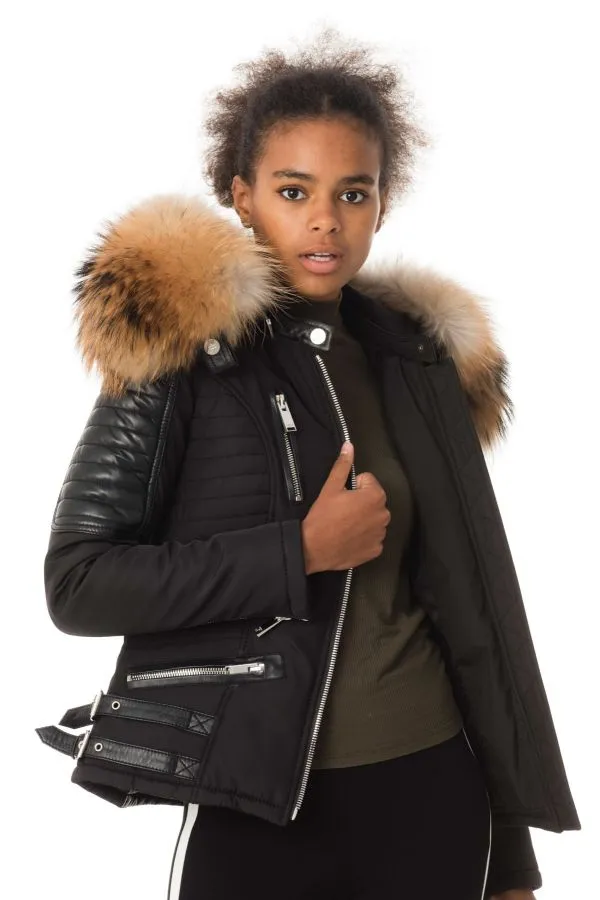 Chaqueta Mujeres Horspist Nounou Noir Col Naturel