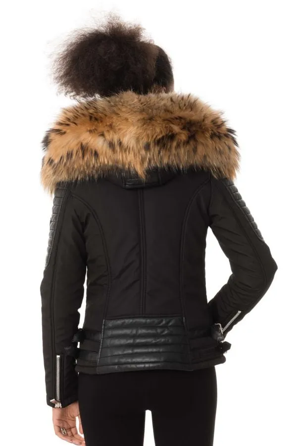 Chaqueta Mujeres Horspist Nounou Noir Col Naturel