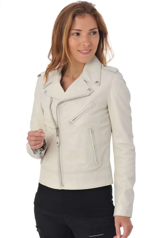 Chaqueta Mujeres Schott Lcw1601D White