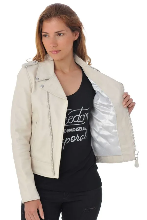 Chaqueta Mujeres Schott Lcw1601D White