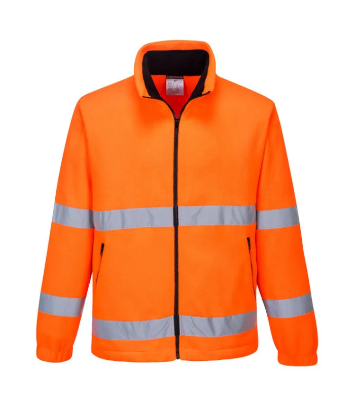 Chaqueta Polar Essential de alta visibilidad con cintas reflectantes PORTWEST F250