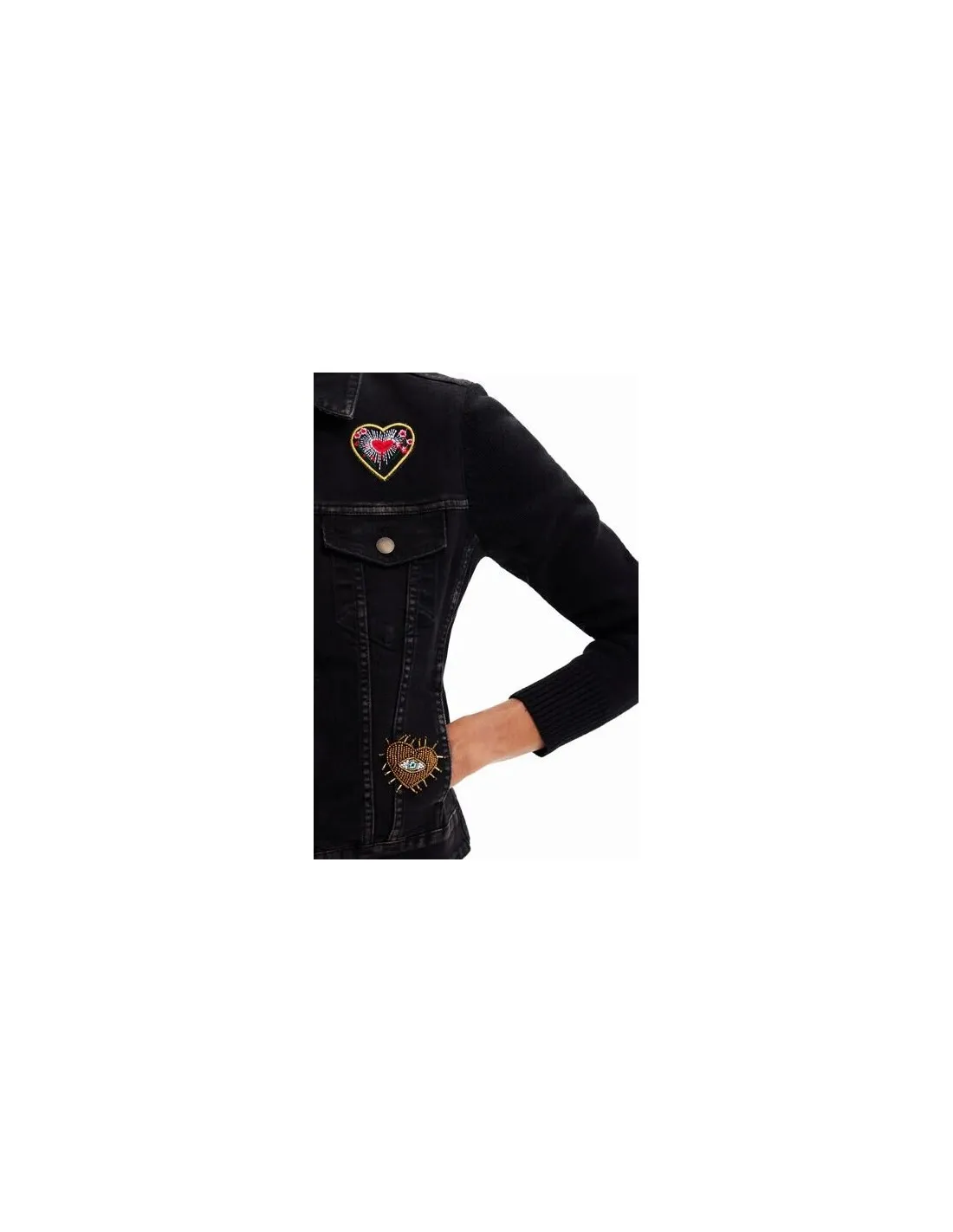 Chaqueta vaquera con parches de Desigual