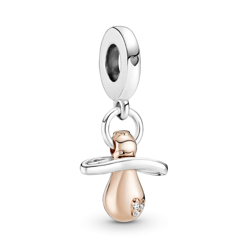CHARM PANDORA COLGANTE PLATA ROSE CHUPETE BEBE 781490C01