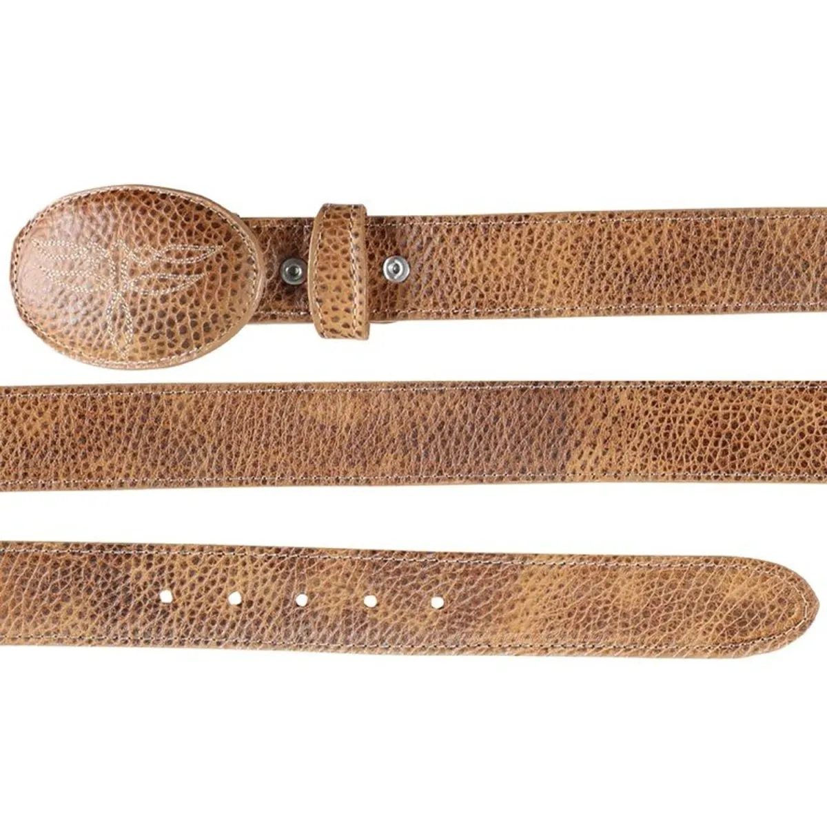 CINTO VAQUERO PARA MUJER DE CUERO ORIGINAL COLOR MIEL GEN43205