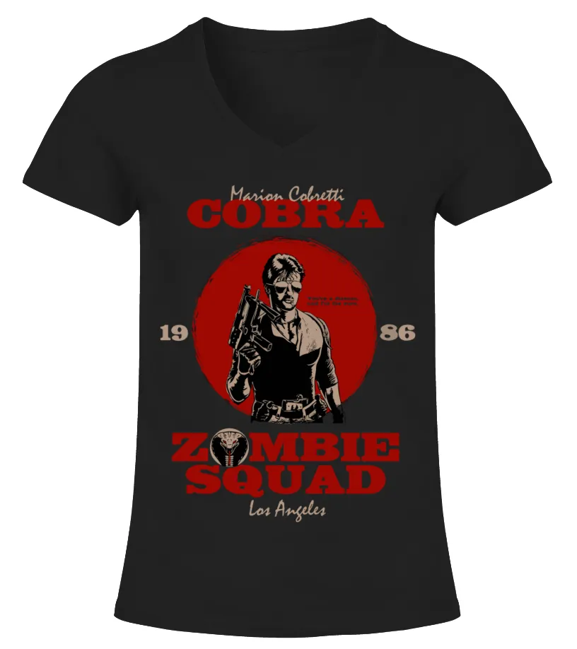 Cobra (1986) BK 012 Camiseta cuello pico Mujer