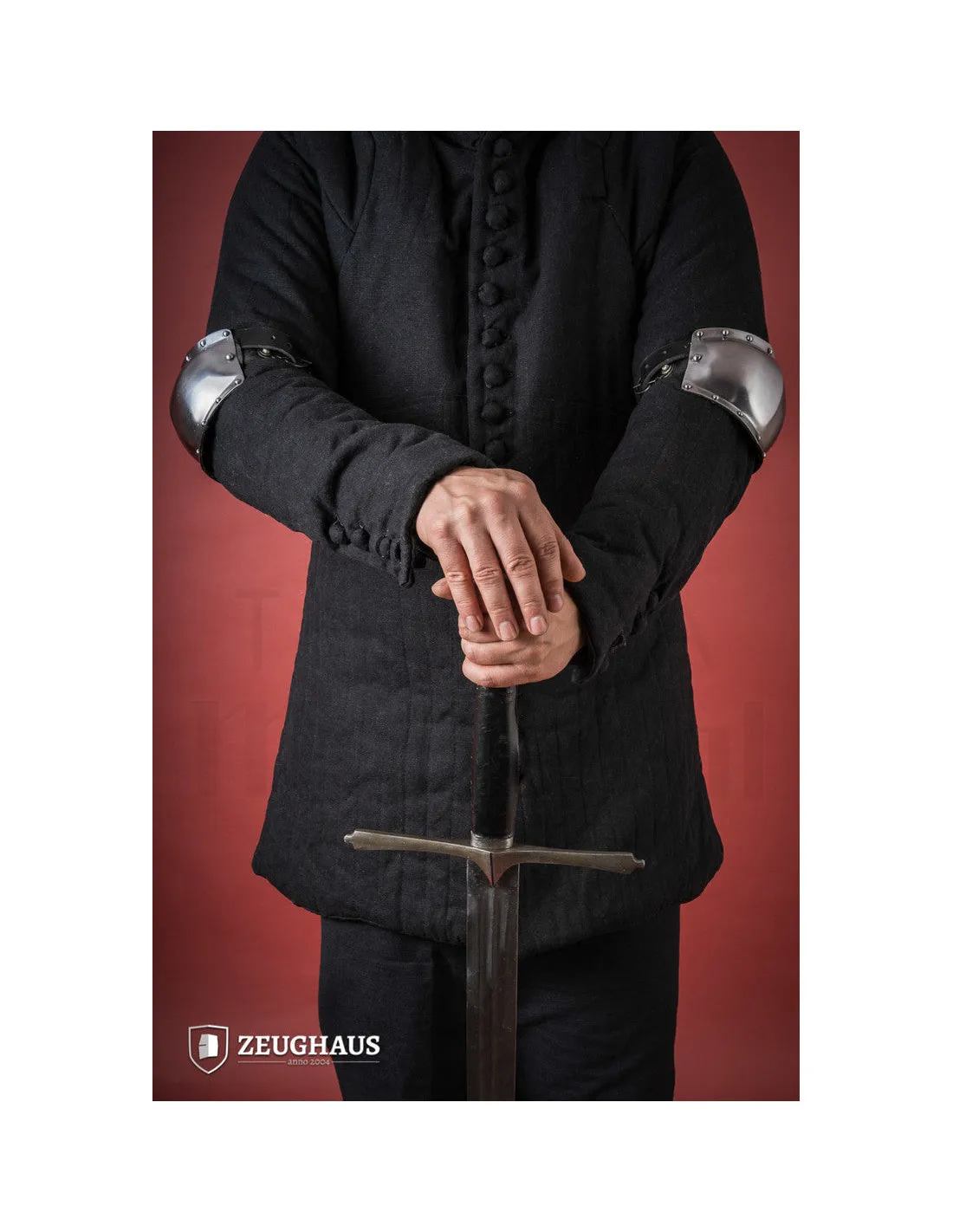 Codales medievales Siglo XIV, acero pulido (12,5 cm.)