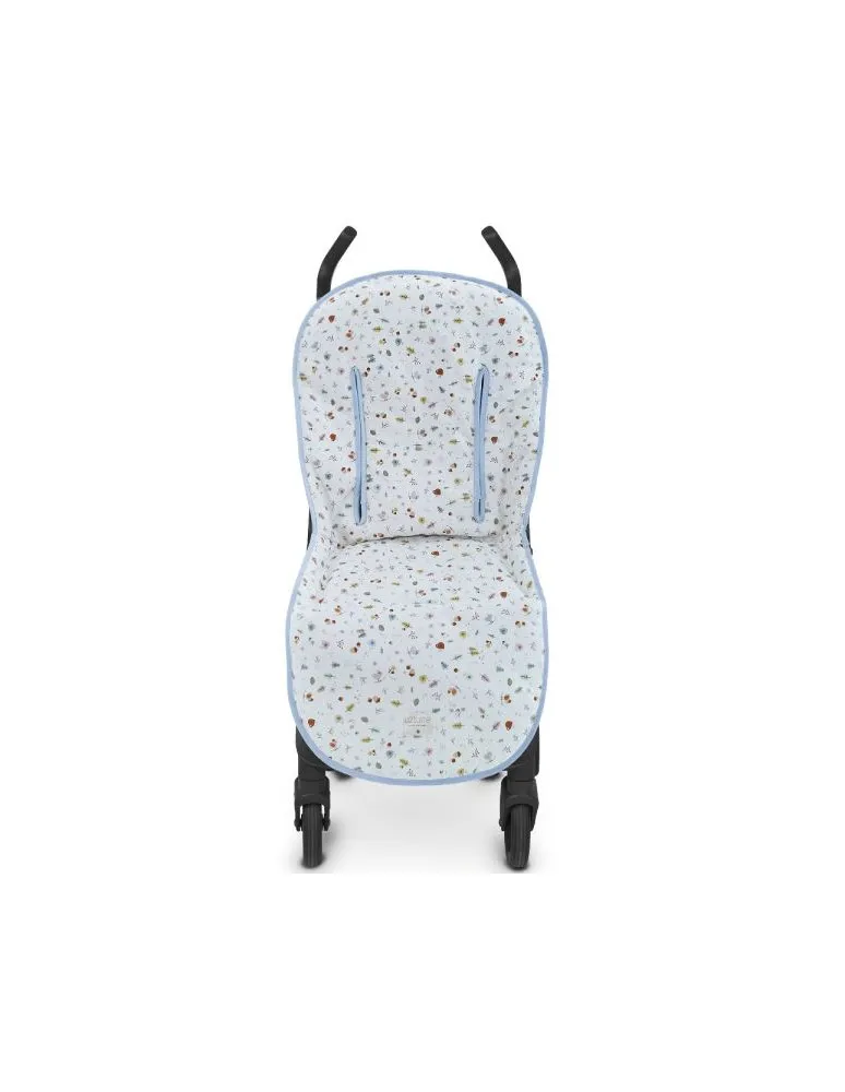 COLCHONETA REVERSIBLE MARCELA AZUL UZTURRE