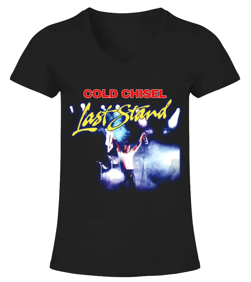 Cold Chisel BK (1) Camiseta cuello pico Mujer