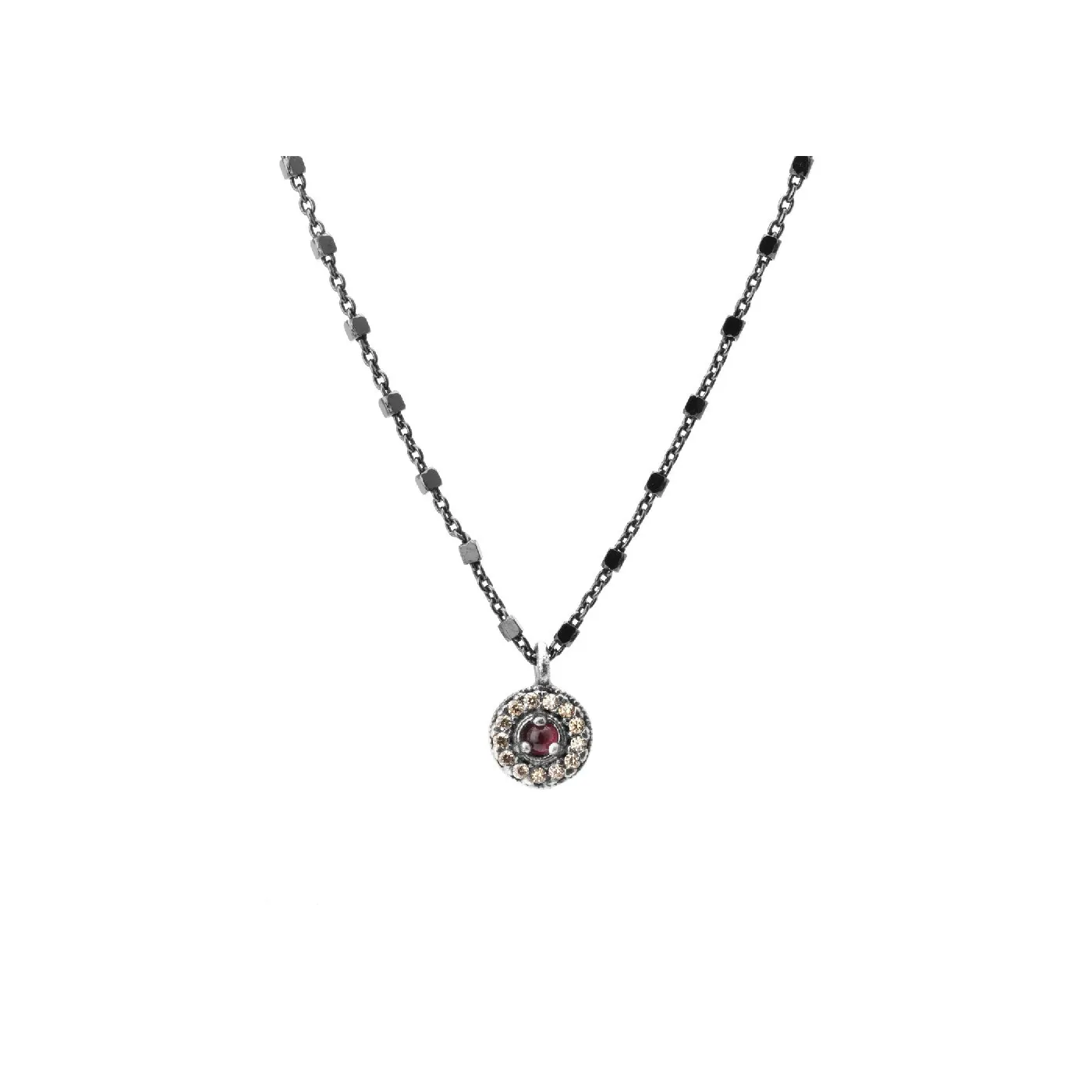COLGANTE RAIVE GRANATE Y CIRCONITA CAVA MIN01