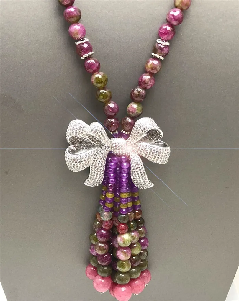 COLLARES DE PIEDRAS CON PRECIOSA CASCADA PARA TU OUTFIT DE VESTIR